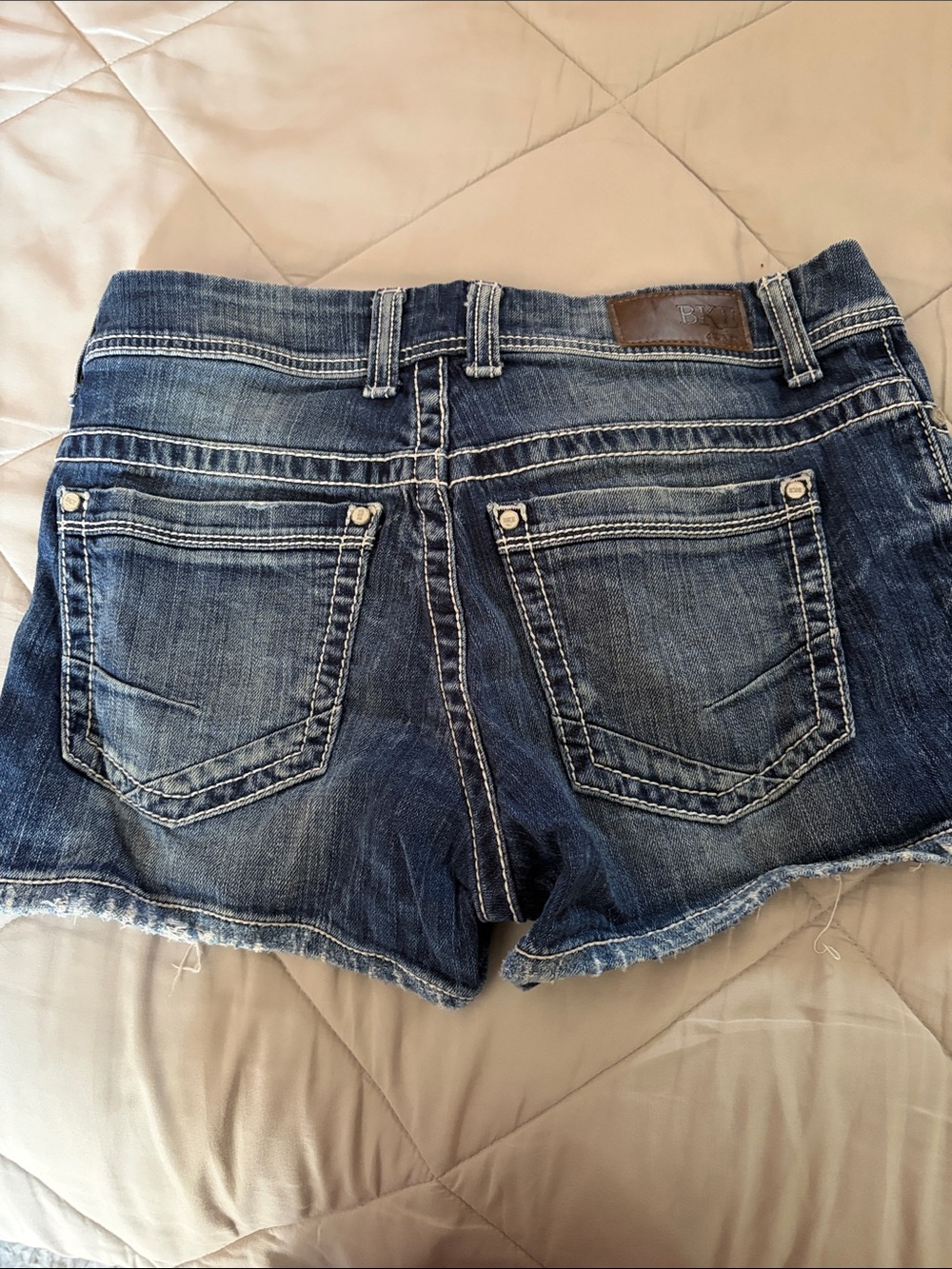 BKE Payton Distressed Denim Shorts